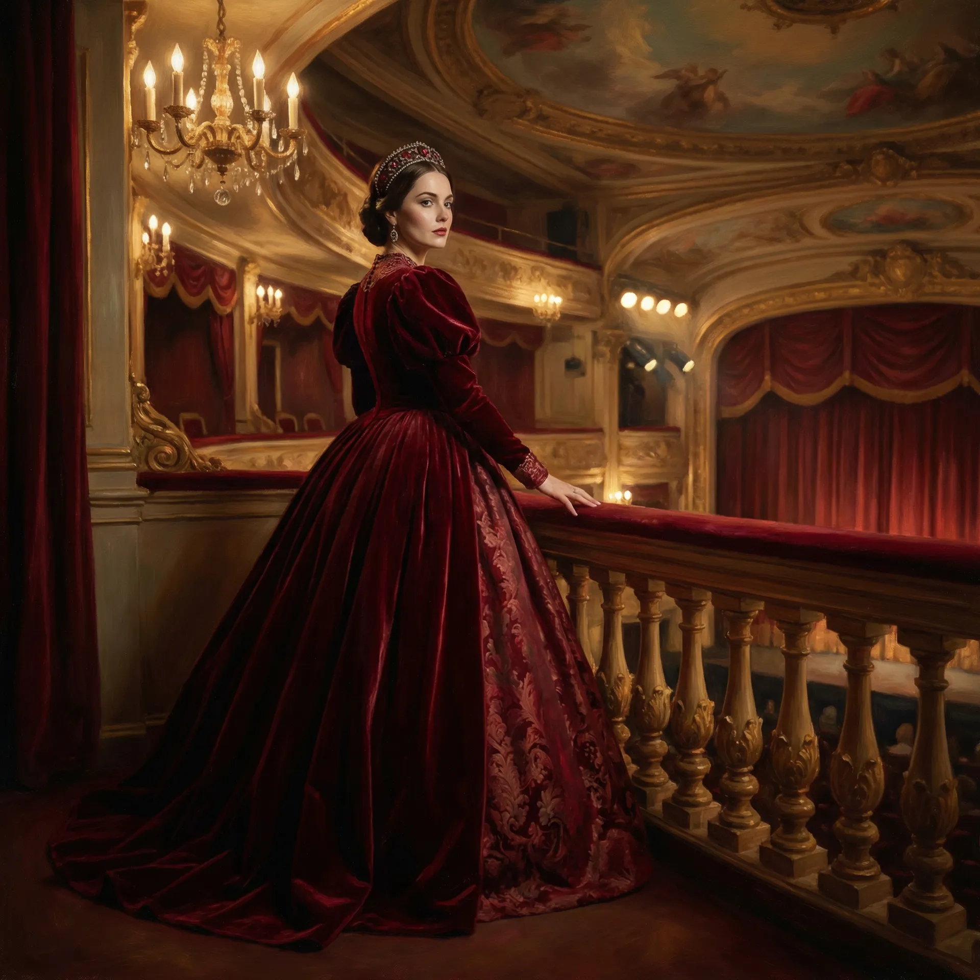 剧评人苏晚晴的肖像